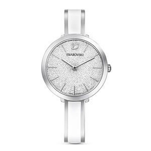 Swarovski Watch Crystalline Stainless Steel Clear Crystal Stainless Bangle